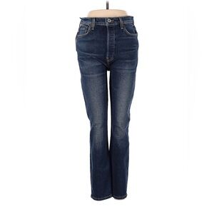 Re/Done high rise ankle crop skinny jeans size 28